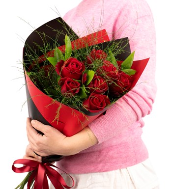 You are My Flower - 7'li Kırmızı Gül Buketi 