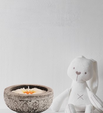 %100 Doğal Soya Wax Kayıp Hazineler Papatya Dekoratif Mum