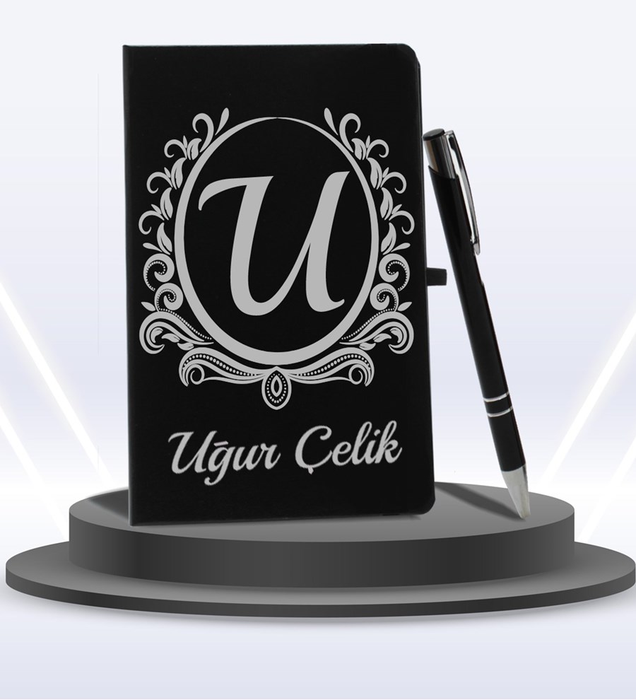 Kişiye Özel Ajanda Defter & Tükenmez Kalem Seti