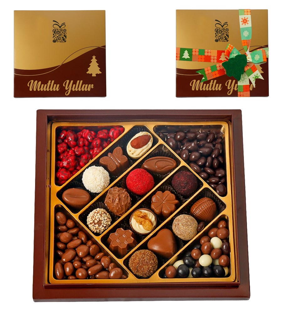 Yılbaşı Spesiyal Mix Çikolata Kutusu Orta Boy