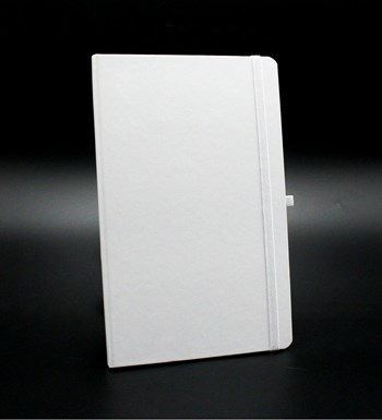 Beyaz Defter & Krom Bardak Termos & Beyaz Roller Kalem Hediye Seti