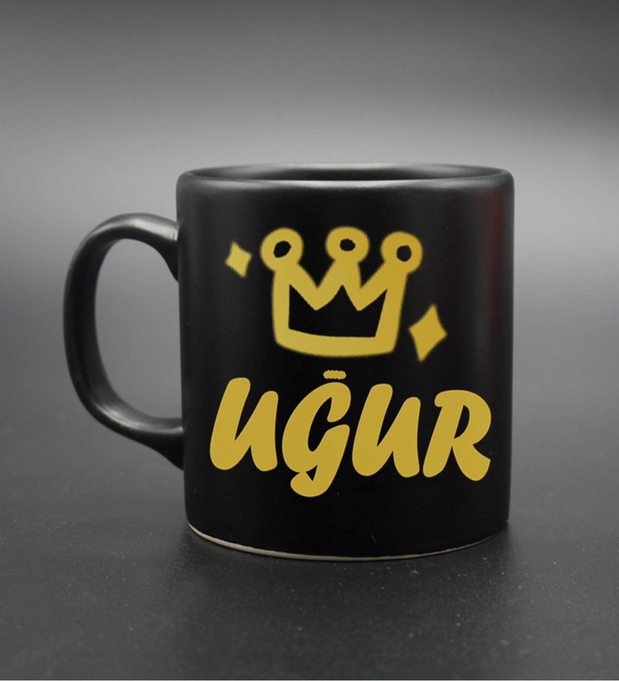 Sevgililer Gününe Özel H2O Kılıflı Cam Suluk& Kişiye Özel Baskılı Siyah Kupa & Jacobs Filtre Kahve Hediye Seti (Model 2)