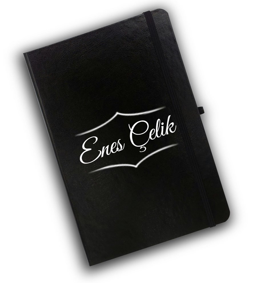Kişiye Özel Siyah Defter & Kupa & Zippo Tarzı Çakmak & Kalem Hediye Seti