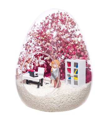 Teraryum Yeni İş Tebriği Pembe