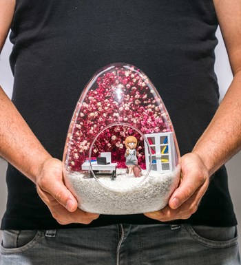 Teraryum Yeni İş Tebriği Pembe