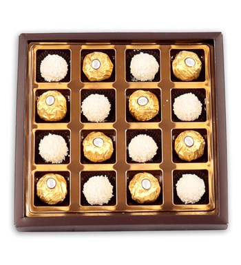 Gold Ferrero Rocher Raffaello Çikolata Kutusu