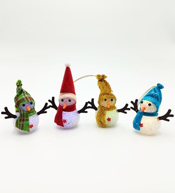 Yılbaşına Özel Happy New Year Temalı Kırmızı Kupa & Kardan Adam Hediye Seti (Model 1)