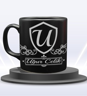 Kişiye Özel Siyah Ajanda Defter & Siyah Kupa & Roller Kalem & Cam Suluk & Starbucks Caffe Mocha Hediye Seti
