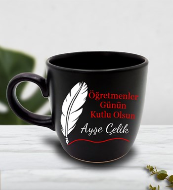 Öğretmenler Günü Temalı Kişiye Özel Dereceli Termos & Su Matarası & Kupa Hediye Seti
