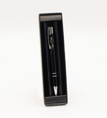 Kişiye Özel Yılbaşı Temalı Kırmızı Defter & Siyah Roller Kalem