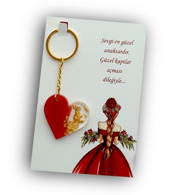 Sevgililer Günü Temalı Kişiye Özel Kırmızı Kupa & Ayıcık Mum & Kalpli Kırmızı Anahtarlık Hediye Seti