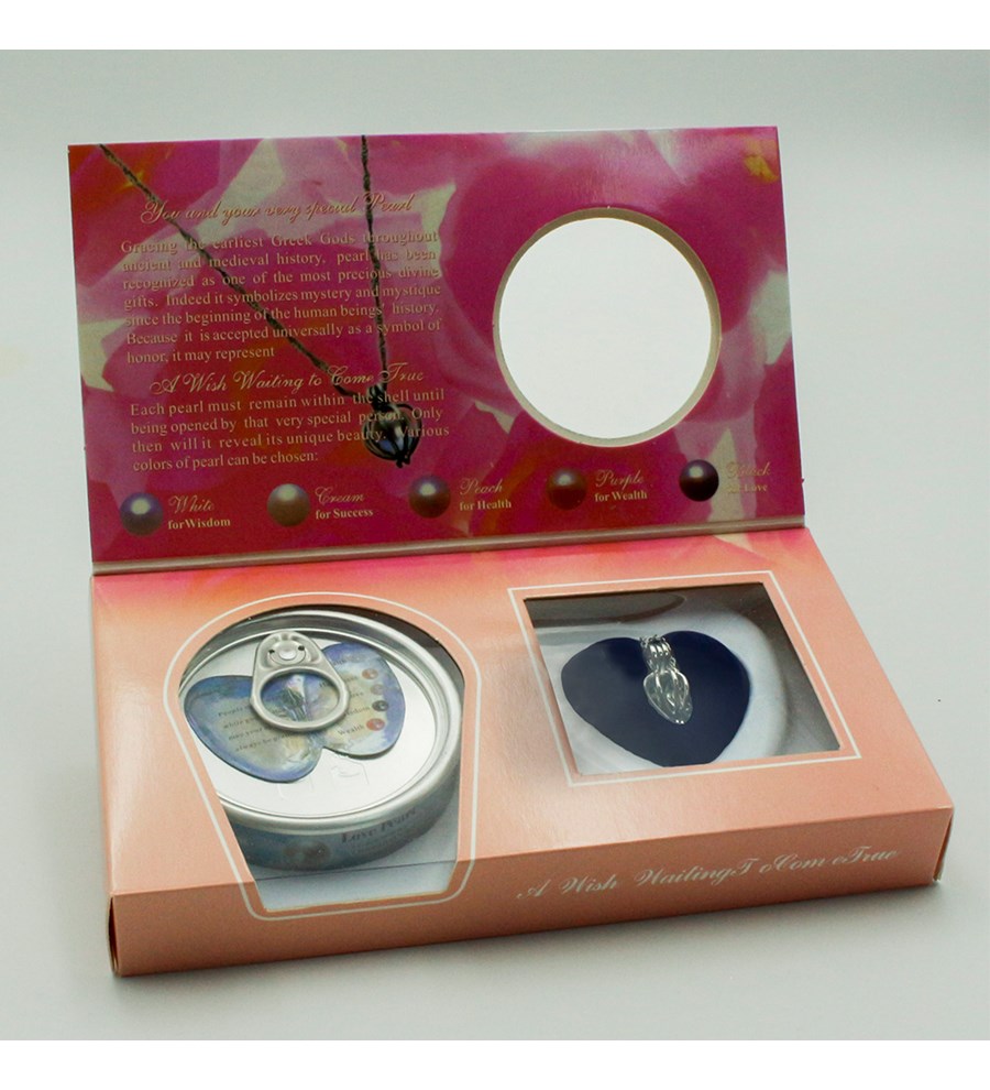 Pembe Fincan & İstiridye İnci Kolye & Mum & Kahve Yanı Cam Su Bardağı & Kalem Hediye Seti