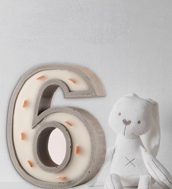 %100 Doğal Soya Wax Kişiye özel 6 Rakamı Mum – Sandal wood