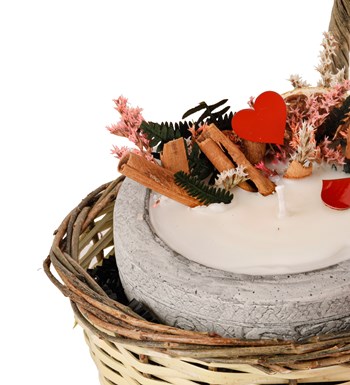 Kayıp Hazineler Soya Wax Mum ve Ayıcık Hediye Sepeti