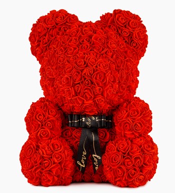 Teddy Rose Bear - Kırmızı Gül Ayıcık