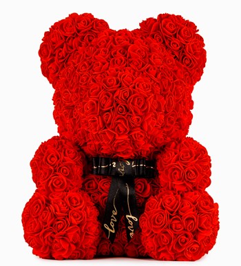 Teddy Rose Bear - Kırmızı Gül Ayıcık