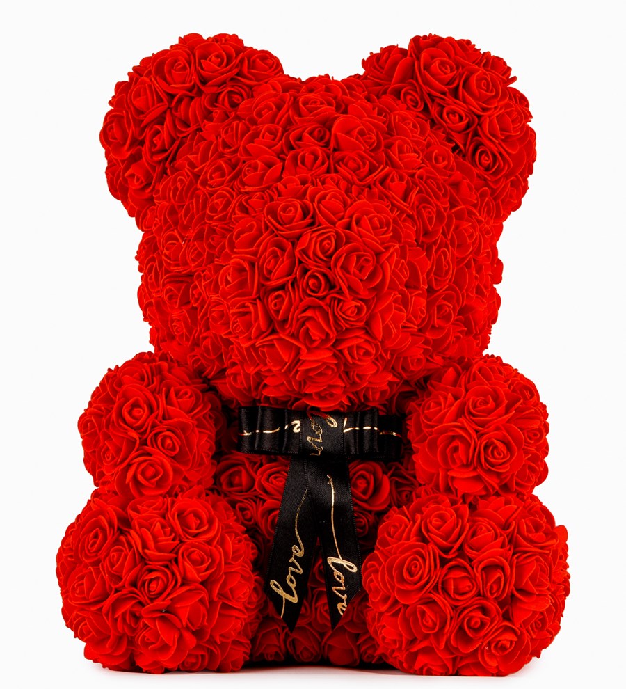 Teddy Rose Bear - Kırmızı Gül Ayıcık
