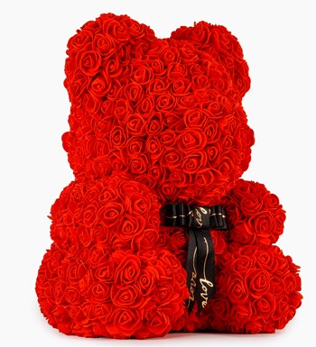 Teddy Rose Bear - Kırmızı Gül Ayıcık