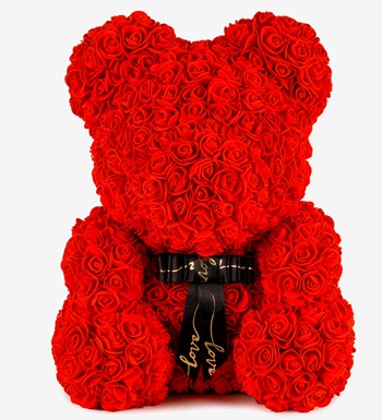 Teddy Rose Bear - Kırmızı Gül Ayıcık