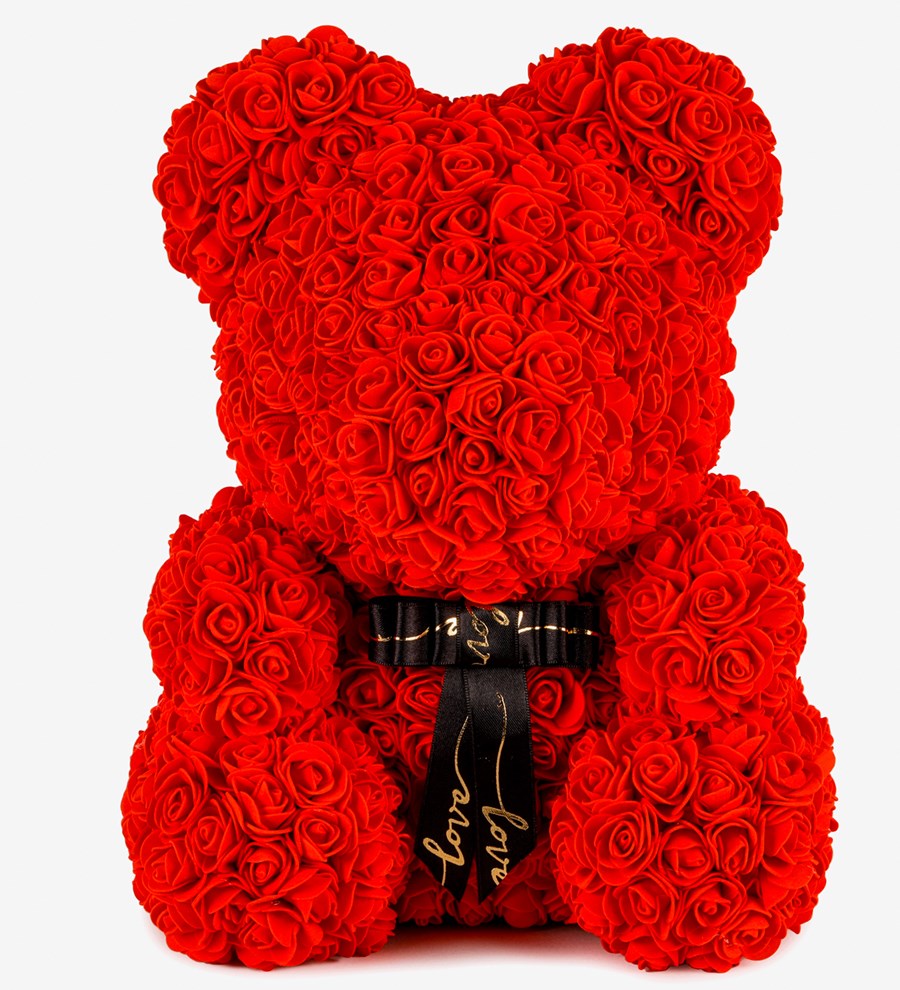 Teddy Rose Bear - Kırmızı Gül Ayıcık