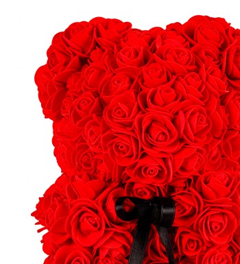 Little Teddy Rose Bear - Kırmızı Gül Ayıcık
