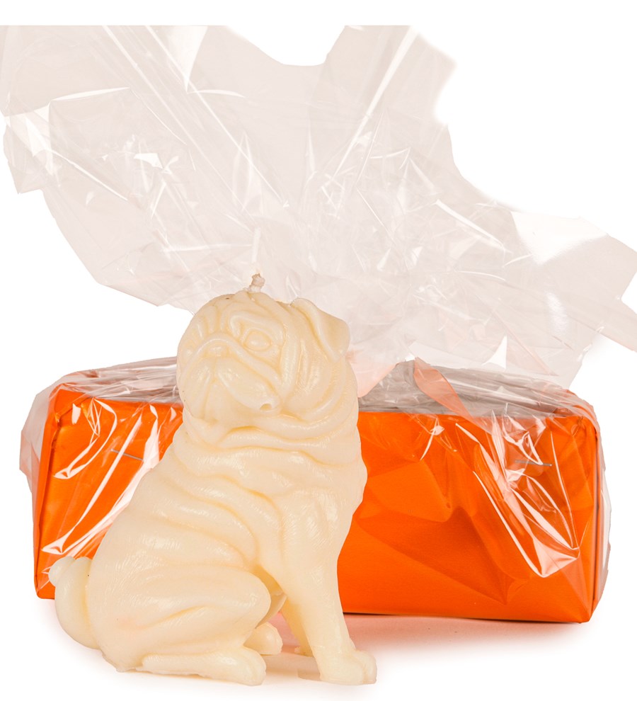Beyaz Pug Mum Tasarım