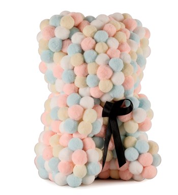 Little Teddy Pompom Bear - Soft Ponpon Ayıcık
