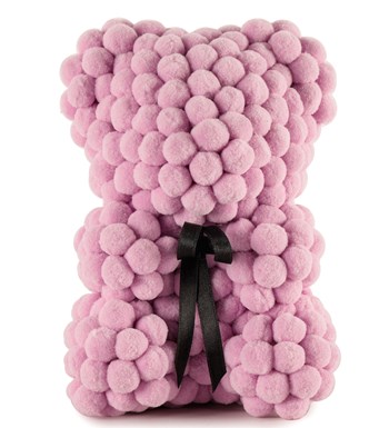Little Teddy Pompom Bear - Lila Ponpon Ayıcık