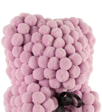 Little Teddy Pompom Bear - Lila Ponpon Ayıcık