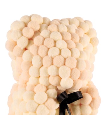 Little Teddy Pompom Bear - Krem Ponpon Ayıcık
