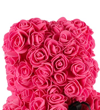 Little Teddy Rose Bear - Fuşya Pembe Gül Ayıcık
