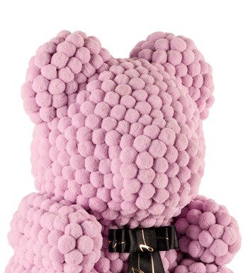 Teddy Pompom Bear - Lila Ponpon Ayıcık