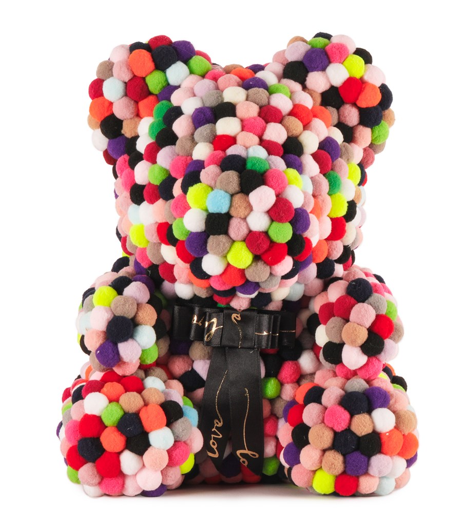 Teddy Pompom Bear - Renkli Ponpon Ayıcık