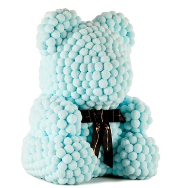 Teddy Pompom Bear - Turkuaz Ponpon Ayıcık