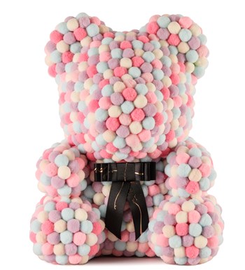 Teddy Pompom Bear - Soft Ponpon Ayıcık