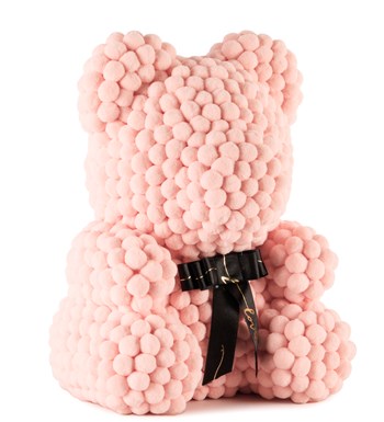 Teddy Pompom Bear - Açık Pembe Ponpon Ayıcık