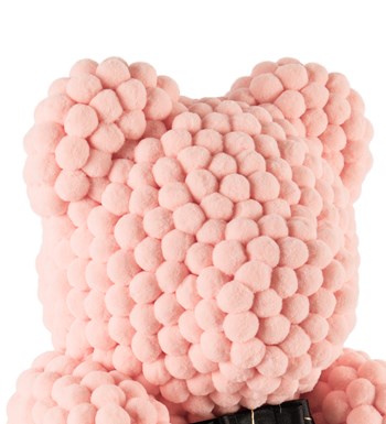 Teddy Pompom Bear - Açık Pembe Ponpon Ayıcık