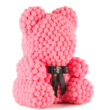 Teddy Pompom Bear - Pembe Ponpon Ayıcık