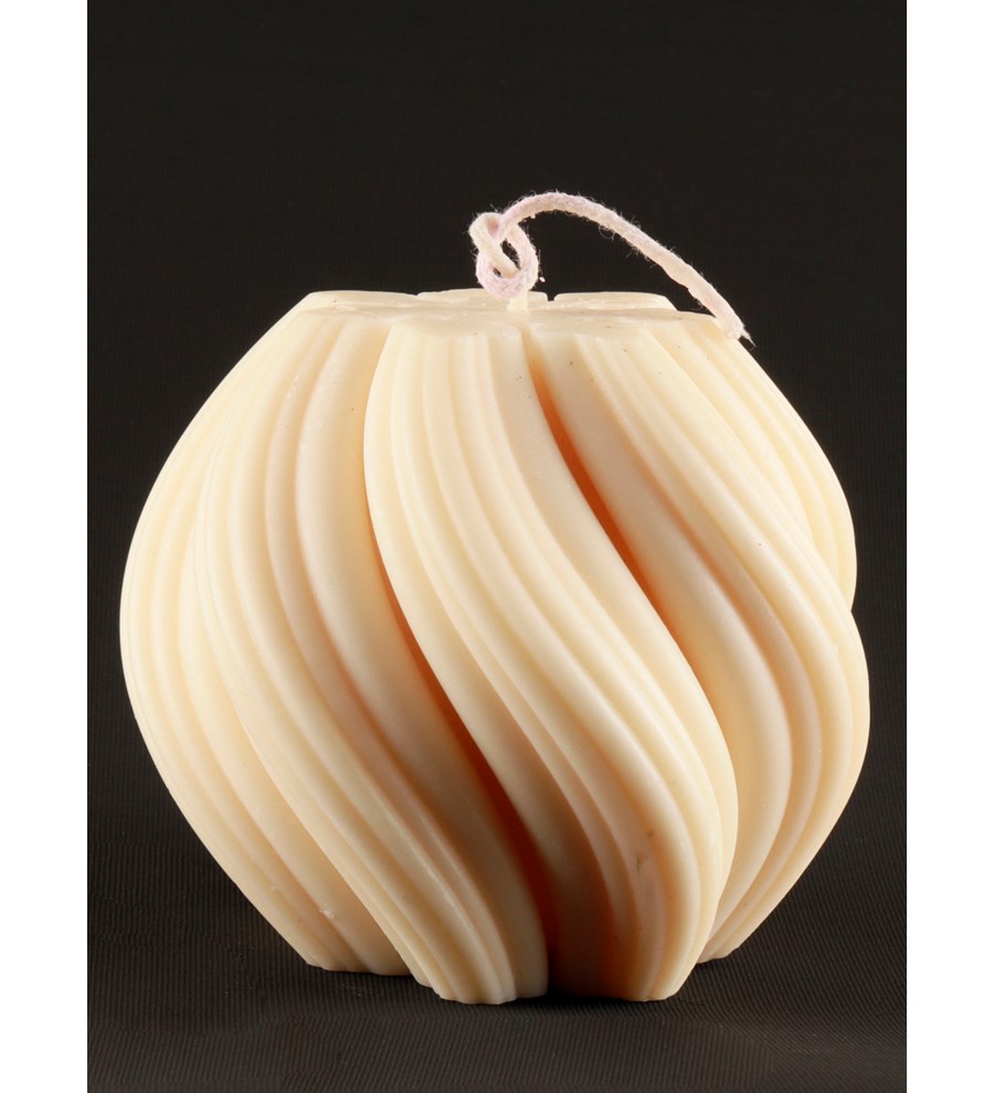 Doğal Soya Wax 600 gr Büyük Spiral Mum