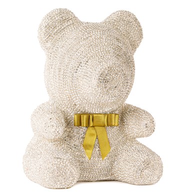 Teddy Diamond Bear - Gümüş Pırlantalı Ayıcık