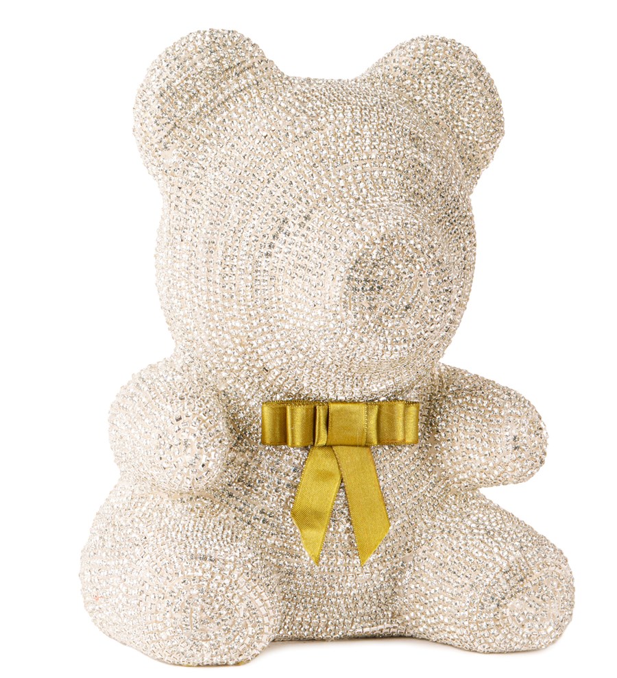 Teddy Diamond Bear - Gümüş Pırlantalı Ayıcık