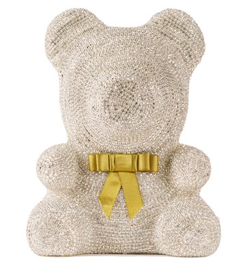 Teddy Diamond Bear - Gümüş Pırlantalı Ayıcık