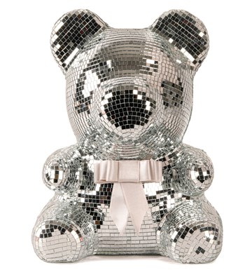 Teddy Mirror Bear - Gümüş Aynalı Ayıcık
