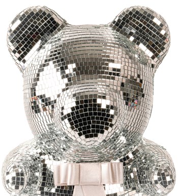 Teddy Mirror Bear - Gümüş Aynalı Ayıcık