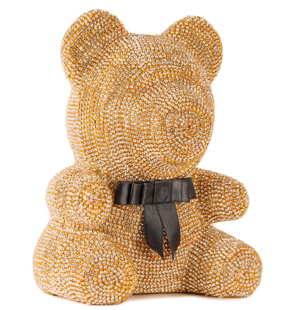 Teddy Diamond Bear - Gold Pırlantalı Ayıcık