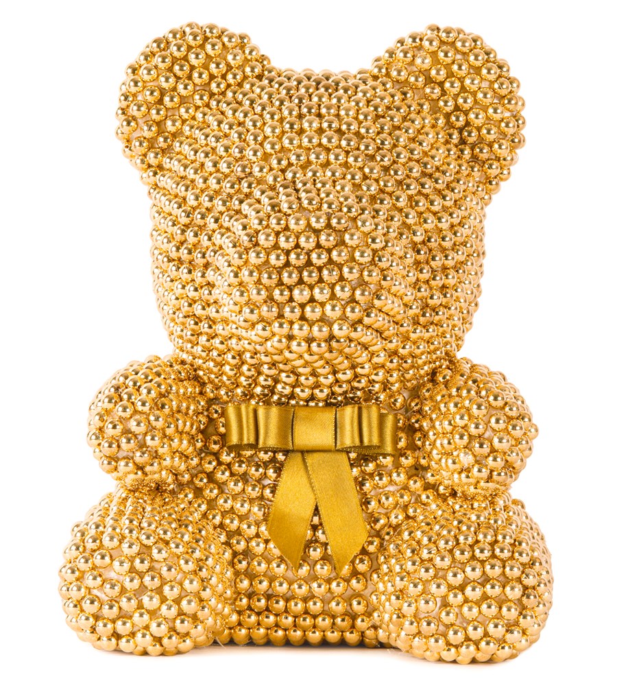 Teddy Pearl Bear - Gold İnci Ayıcık