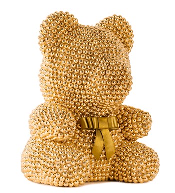 Teddy Pearl Bear - Gold İnci Ayıcık
