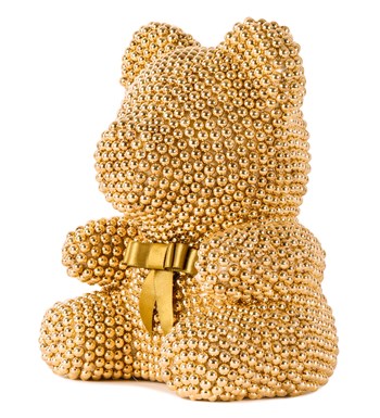 Teddy Pearl Bear - Gold İnci Ayıcık
