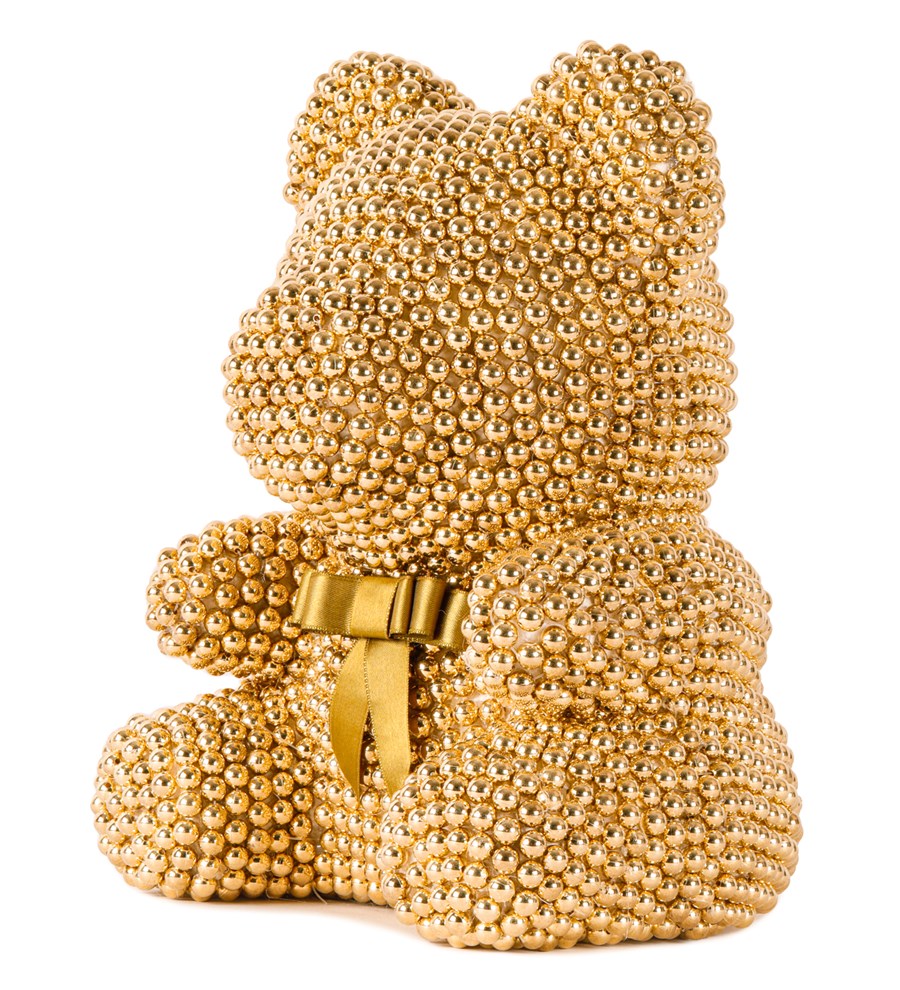 Teddy Pearl Bear - Gold İnci Ayıcık