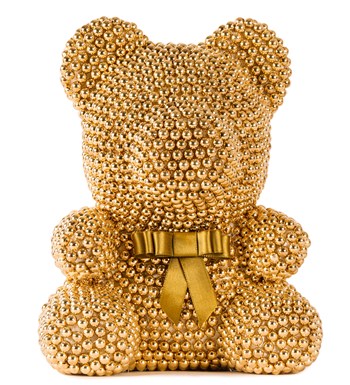 Teddy Pearl Bear - Gold İnci Ayıcık